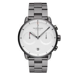 Nordgreen Pioneer 42mm Gunmetal White Watch