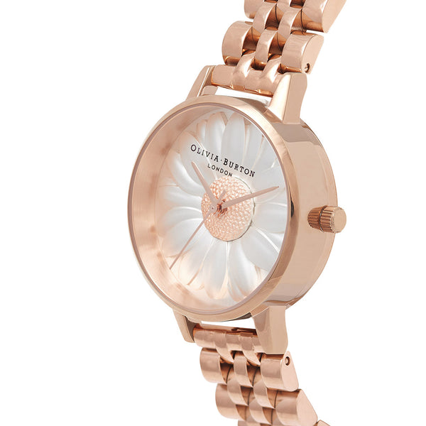 Olivia Burton 3D Daisy Rose Gold Watch