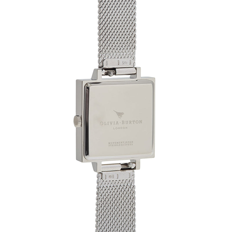 Olivia Burton 3D Butterfly Silver Watch