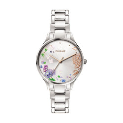 Oui&Me Petite Bichette Floral Silver Bracelet Watch