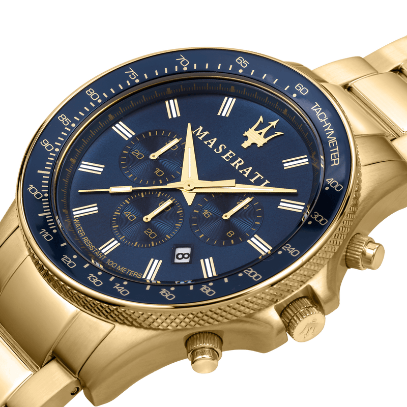 Maserati Sfida Gold Chronograph