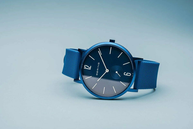 Bering True Aurora Blau Matt Watch