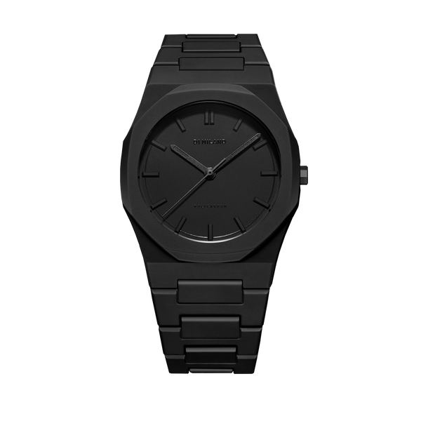 D1 Milano Polycarbonate Black Watch