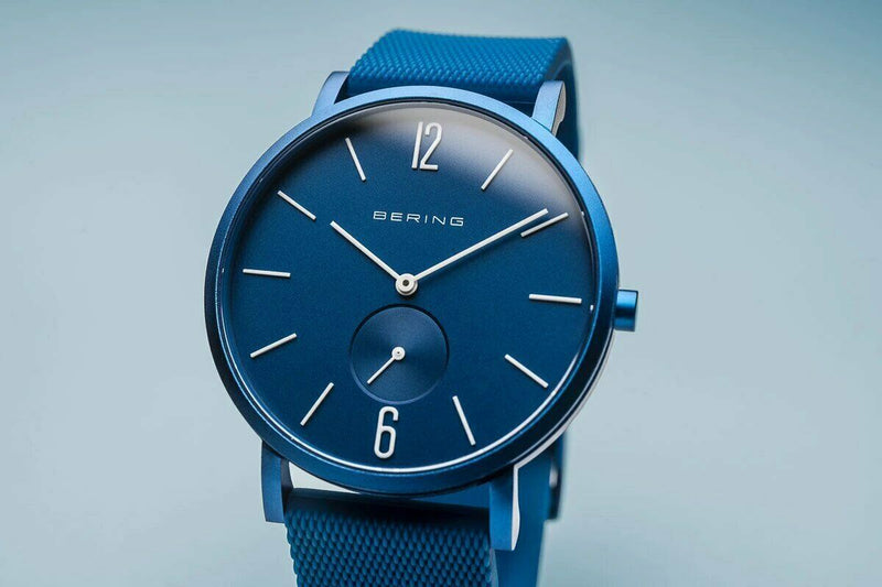 Bering True Aurora Blau Matt Watch