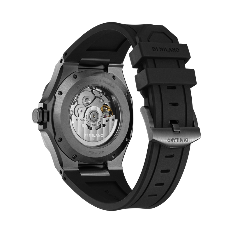 D1 Milano Gun Metal Automatic Watch