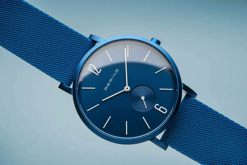 Bering True Aurora Blau Matt Watch