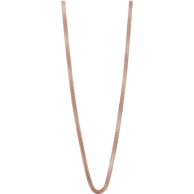 BERING Arctic Symphony Polished Rose Gold Necklace 45cm