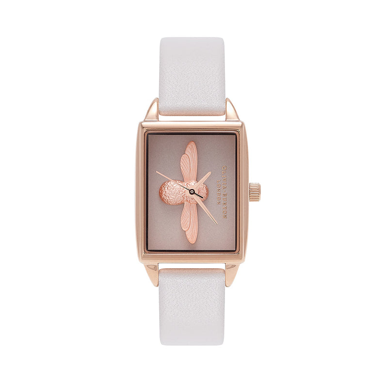 Olivia Burton 3D Bee Rose Gold Watch