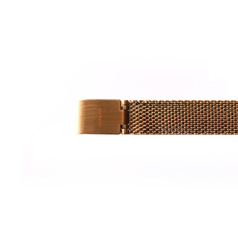 Oui&Me Petite Amourette Rose Gold Milanese Mesh Watch