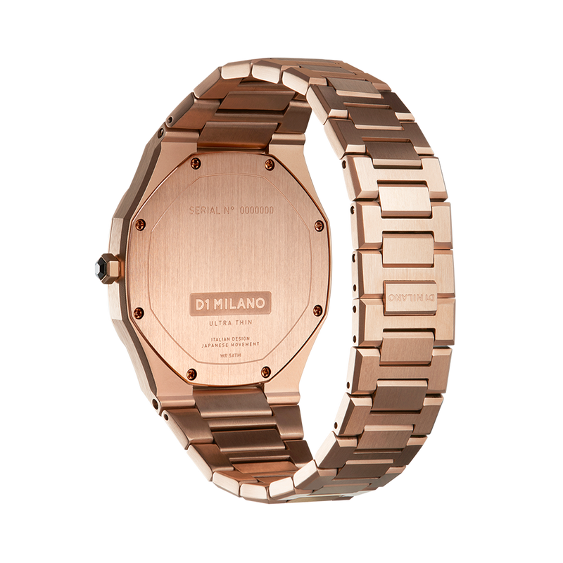 D1 Milano Ultra Slim 40mm Rose Gold Watch