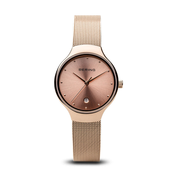 Bering Classic Polished Rose Gold 26mm Watch