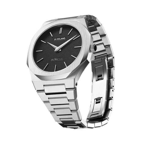 D1 Milano Ultra Slim 40mm Black Stripe Watch