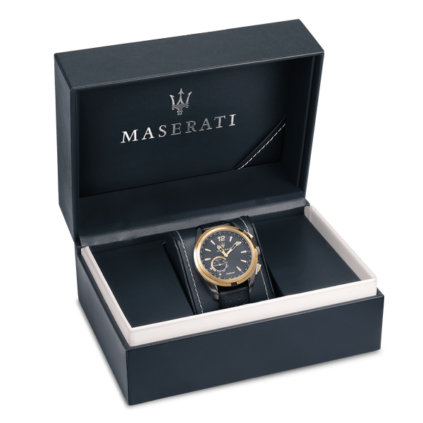 Maserati Traguardo Hybrid Navy Blue Smartwatch