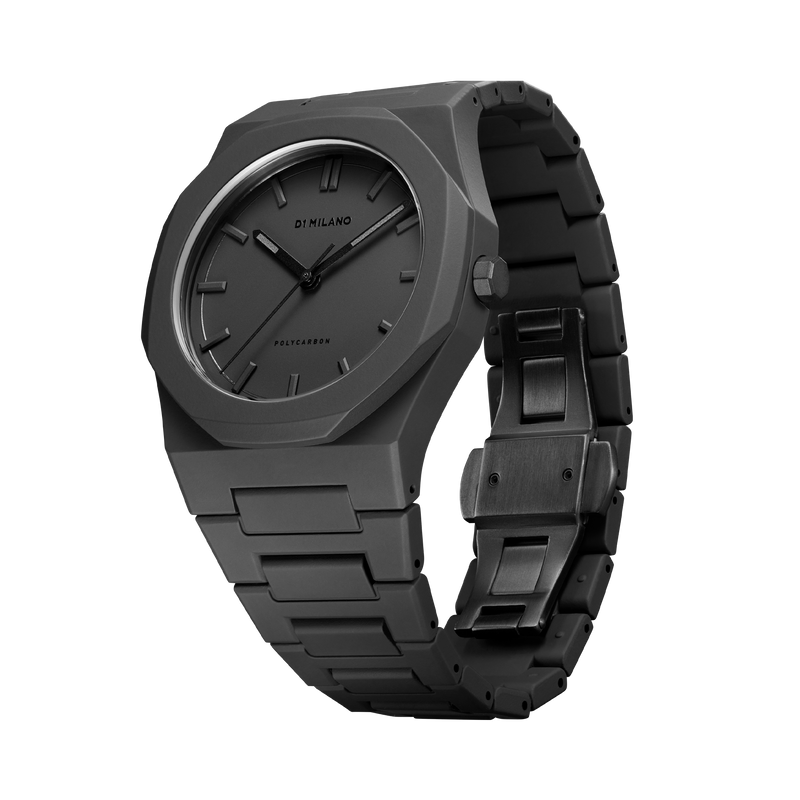 D1 Milano Polycarbonate Black Watch